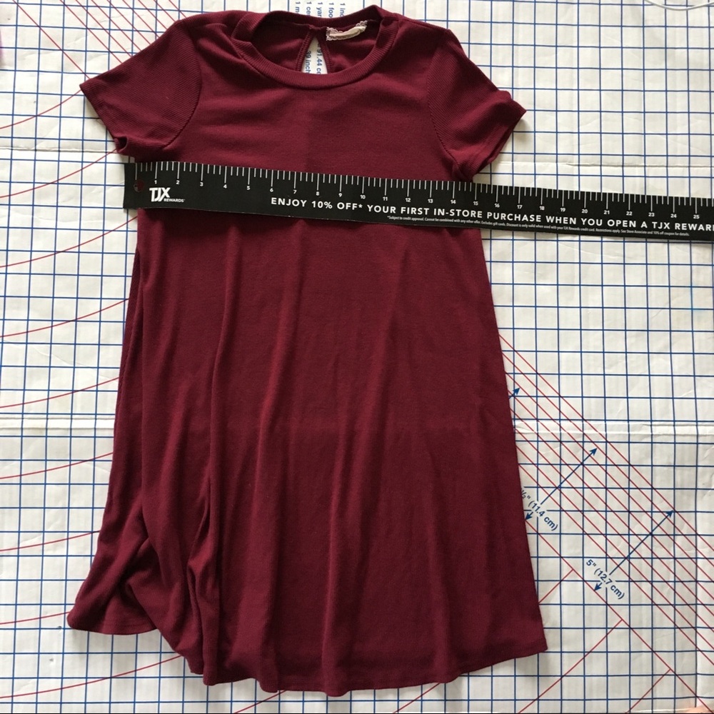 Soprano loose wine colored dress - Picture 4 of 4